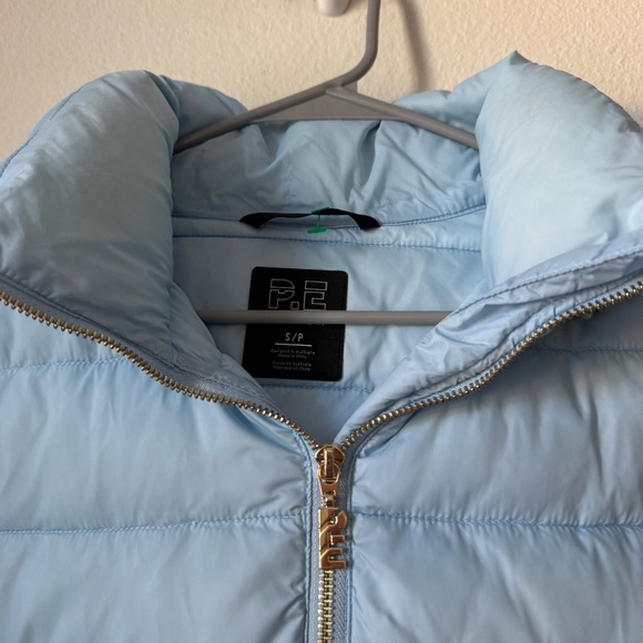 P.E NATION EXPEDITION Cropped Puffer Jacket in summer sky Blue S - Picture 7 of 10